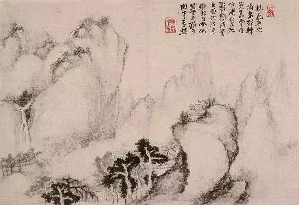 枯笔之境的书法作品,枯笔之境