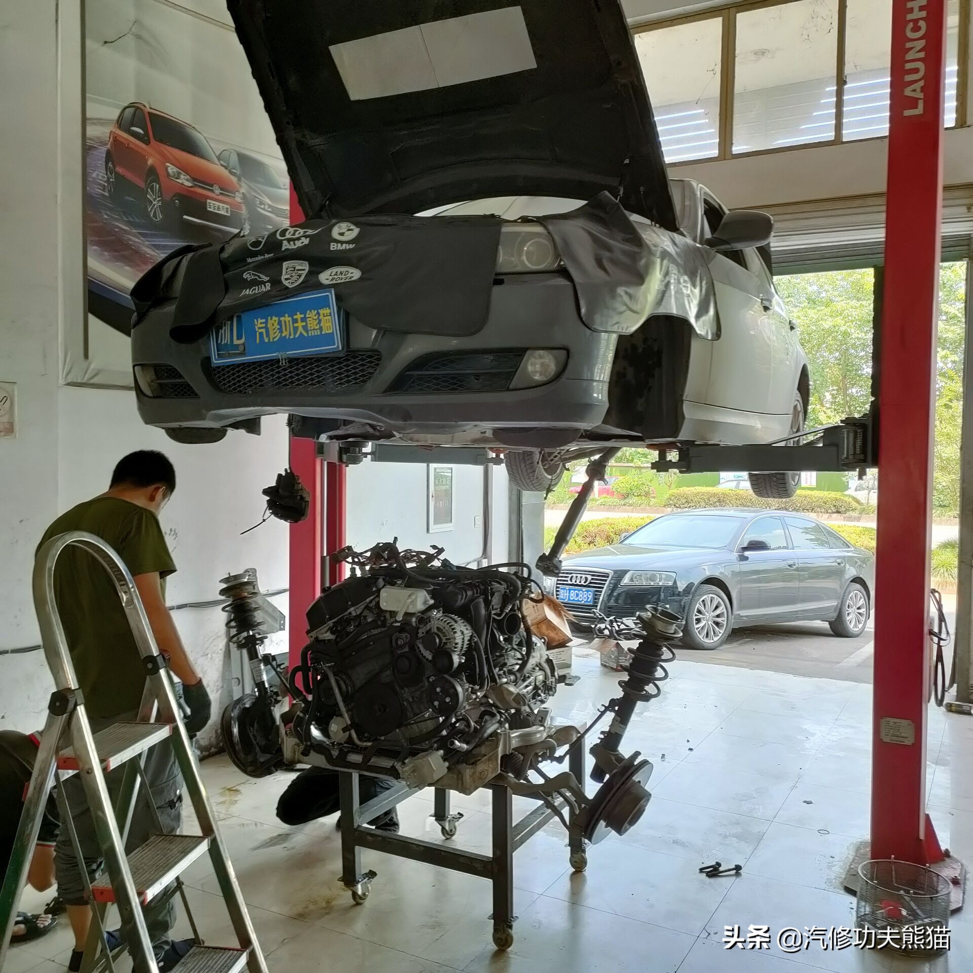 宝马e90325i2007款,宝马e90漏机油通病