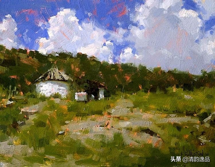 美国艺术家乔biwler油画作品赏析,丽莎印象派油画欣赏