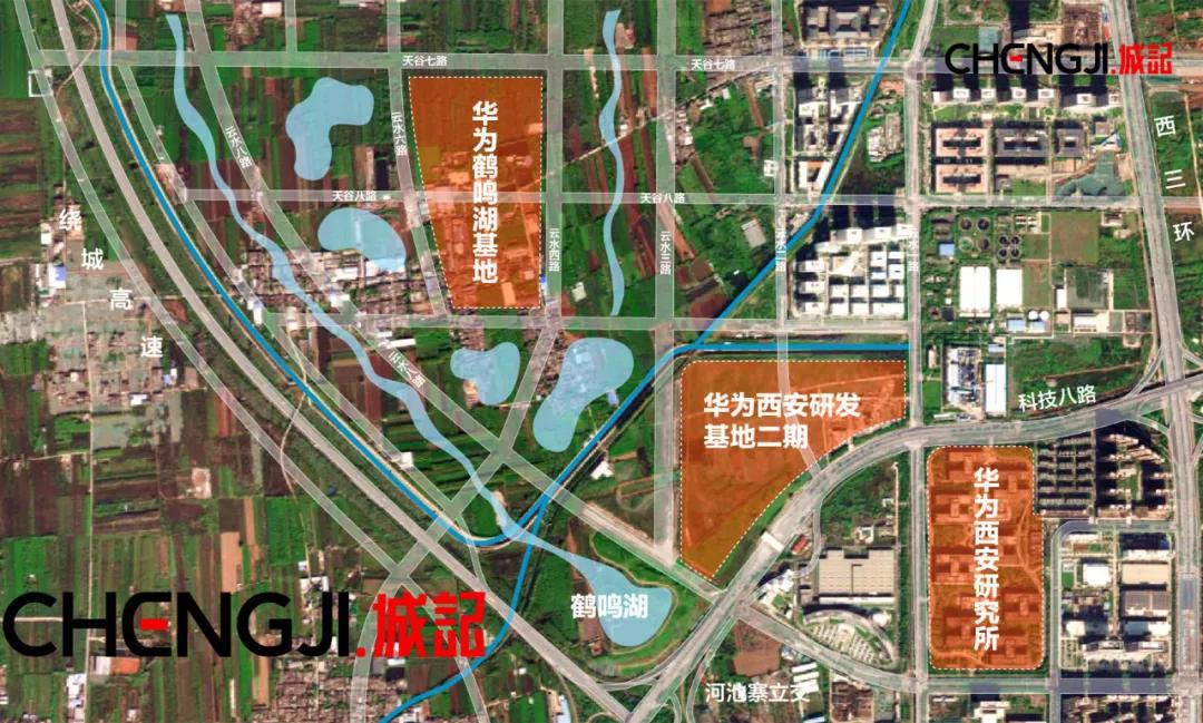西安鹤鸣湖华为,华为西安鹤鸣湖基地