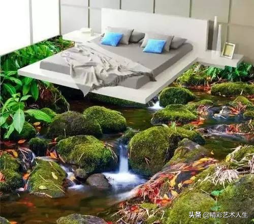 这才叫3D地板砖，你家的只能叫砖