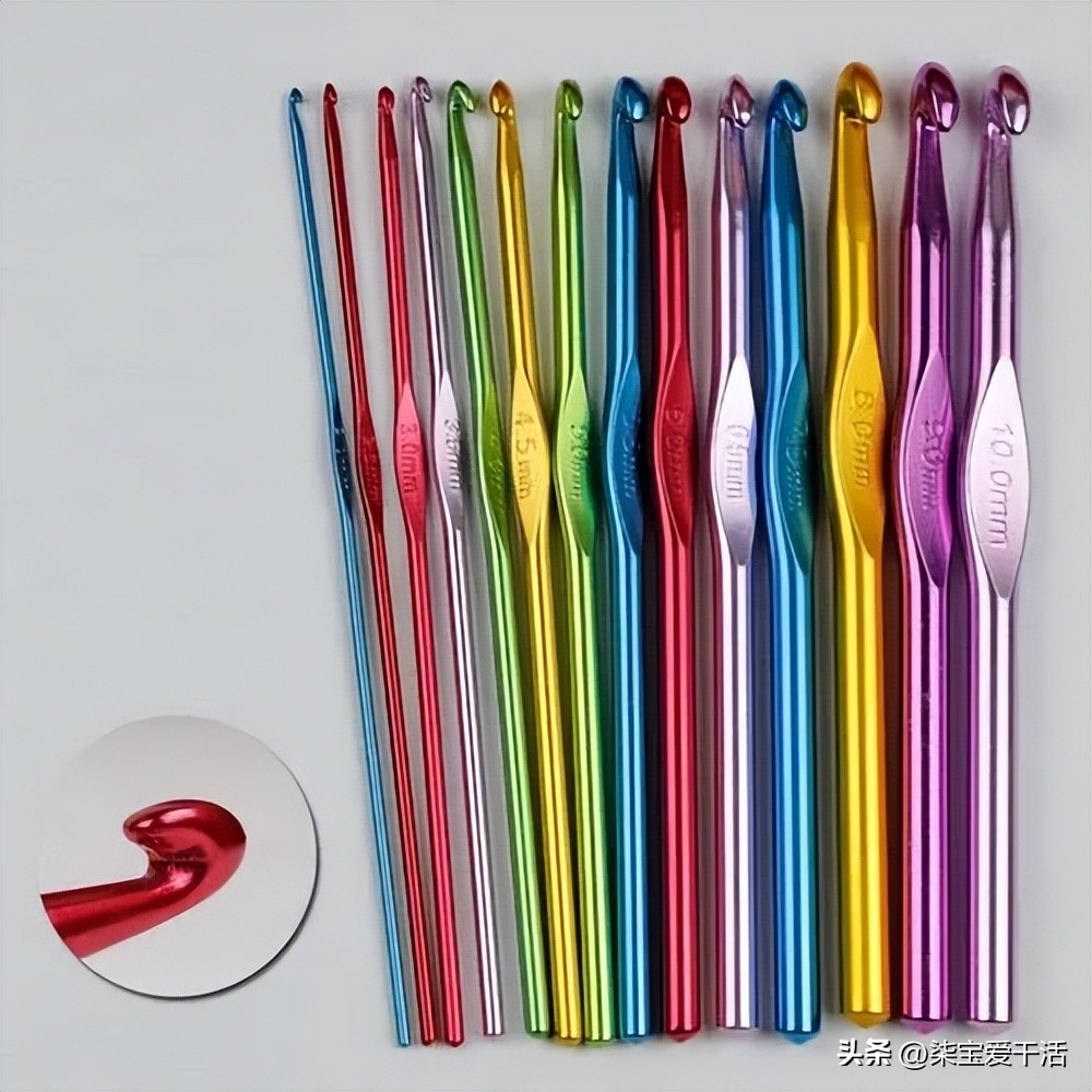 钩针新手应该买哪种型号,教你从零开始学钩针详细教程