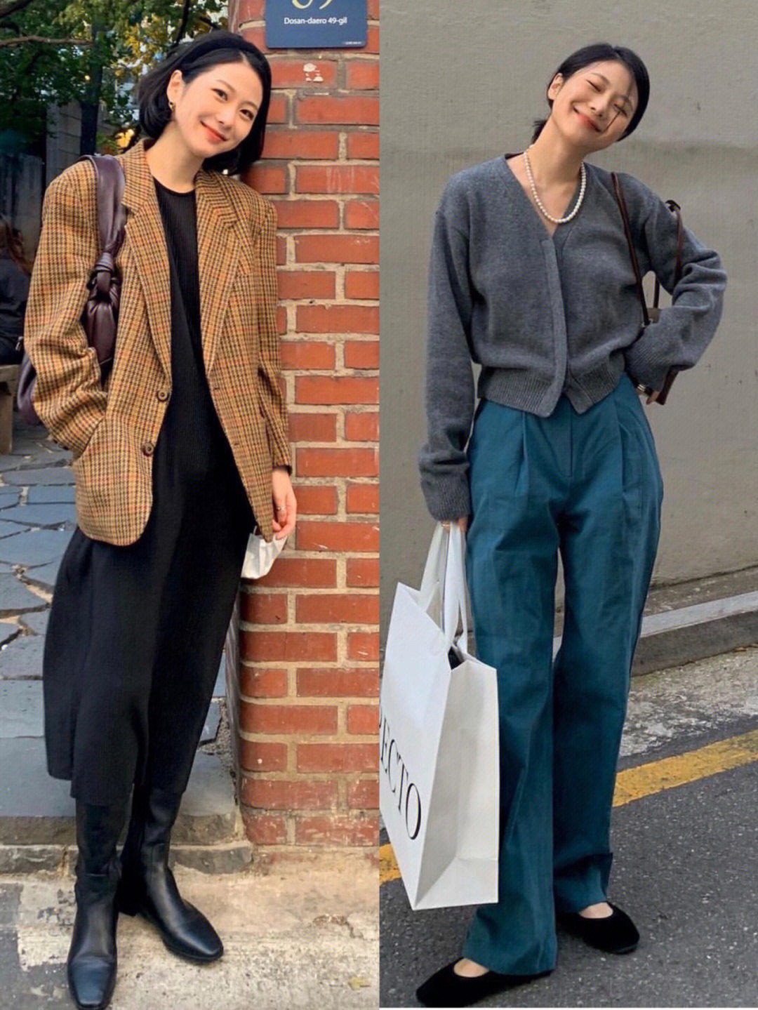 2022今年流行的韩系穿搭,今冬流行韩系穿搭