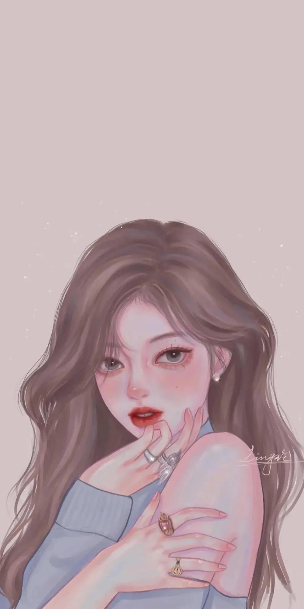 唯美动漫手绘壁纸,壁纸大全唯美手绘女生