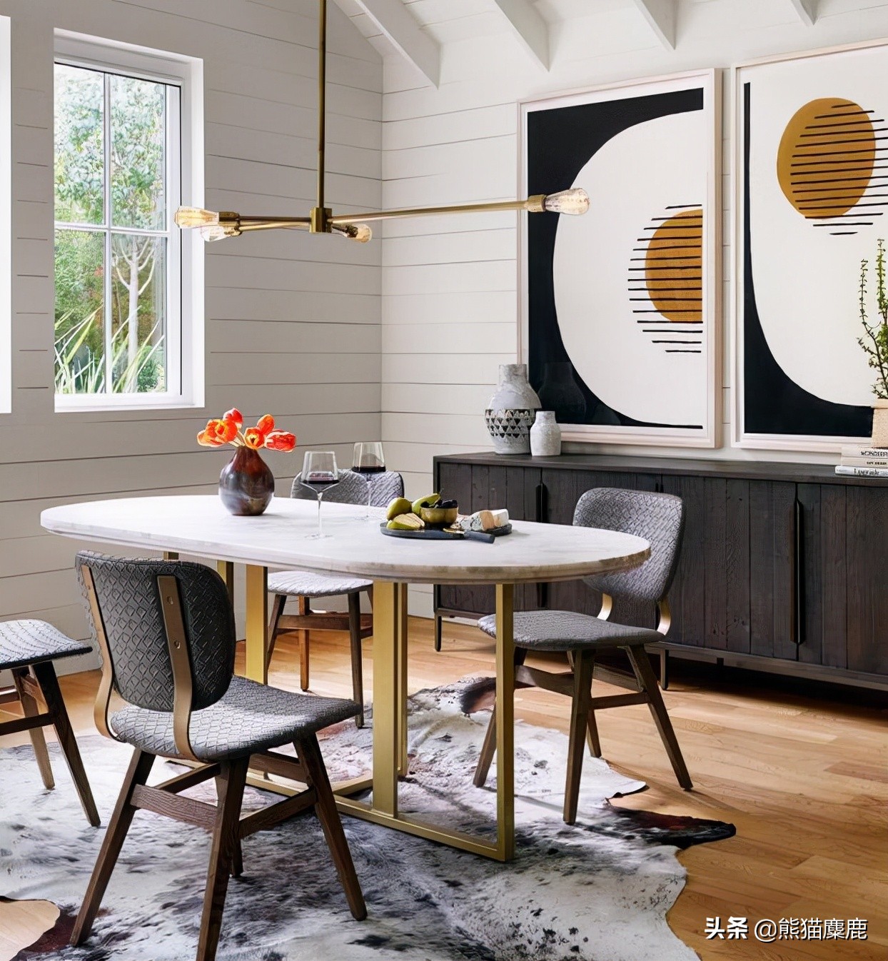 餐桌和椅子颜色选择,家用餐桌转盘怎么选择