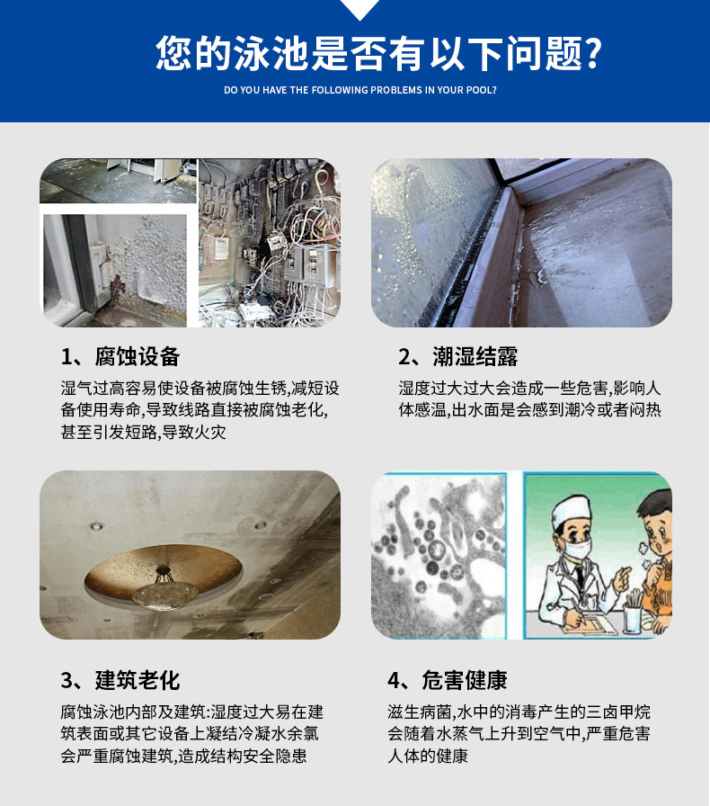 泳池三机一体除湿热泵,三合一泳池除湿热泵机组