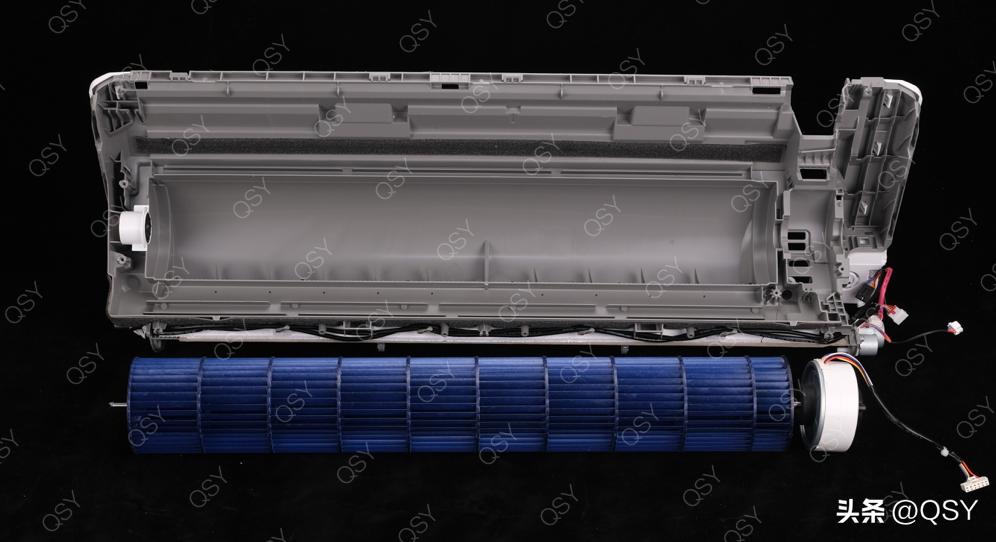 美的空调风酷拆解图,美的柜机kfr51lw风轮拆卸视频