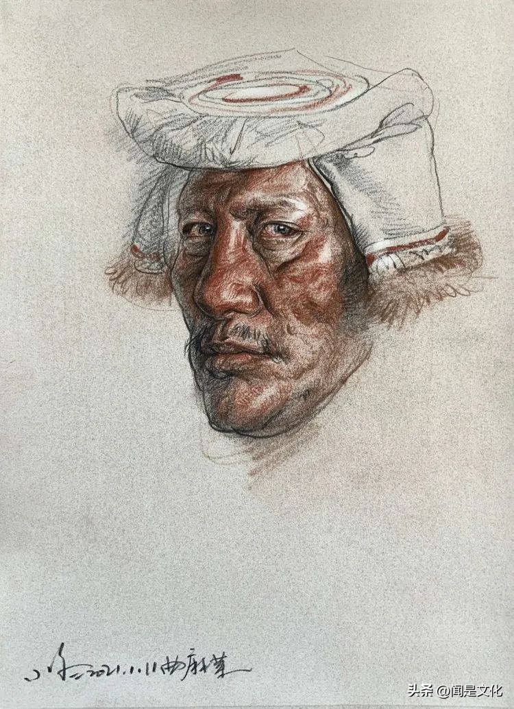 天津美院教授于小冬速写,于小冬美院速写图文