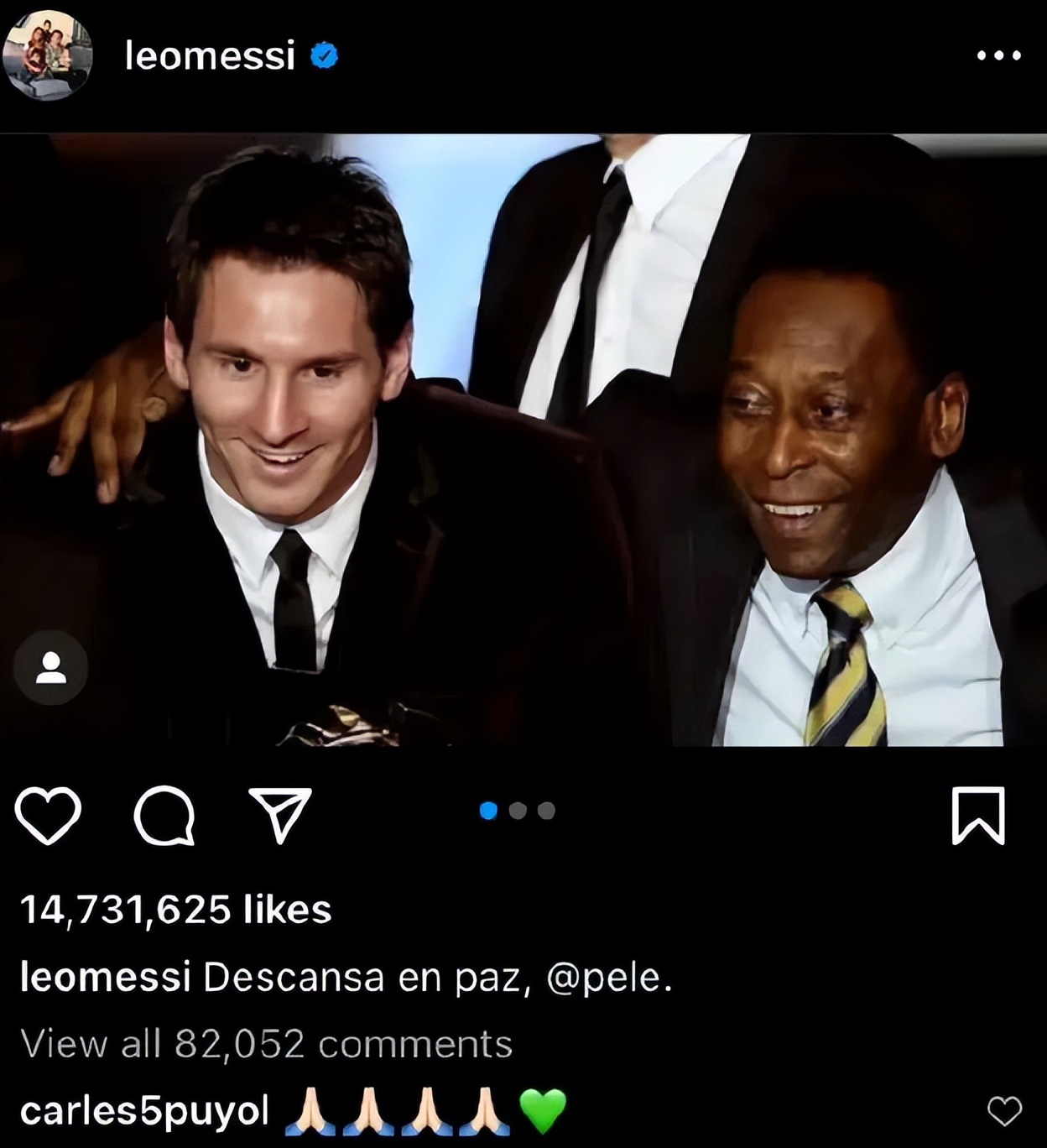 足坛悼念贝利,足坛众星悼念球王