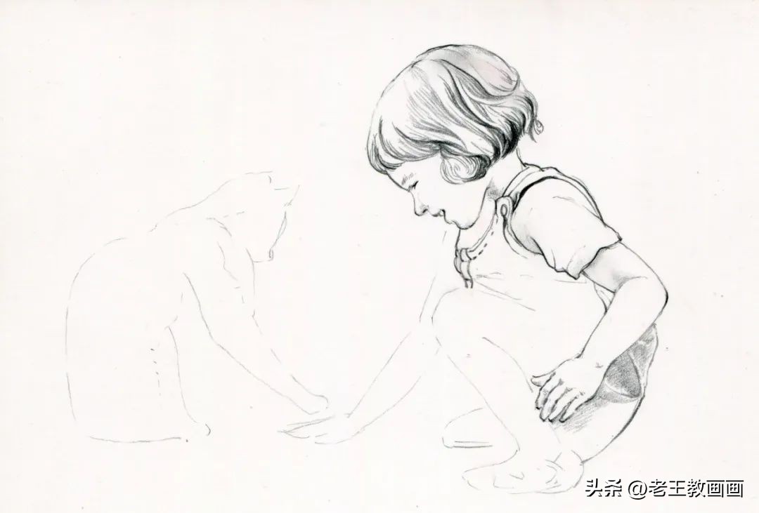 零基础学画人物素描,素描小动物素描入门零基础教程