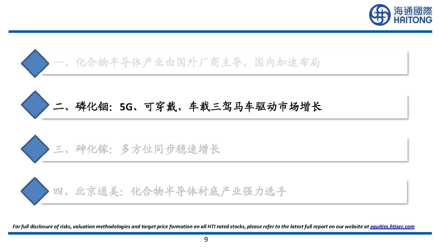 半导体行业专题研究：III~V族化合物半导体研究