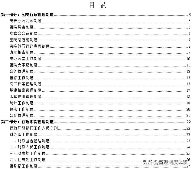 医院管理制度简短范文,医院规章制度汇编全套