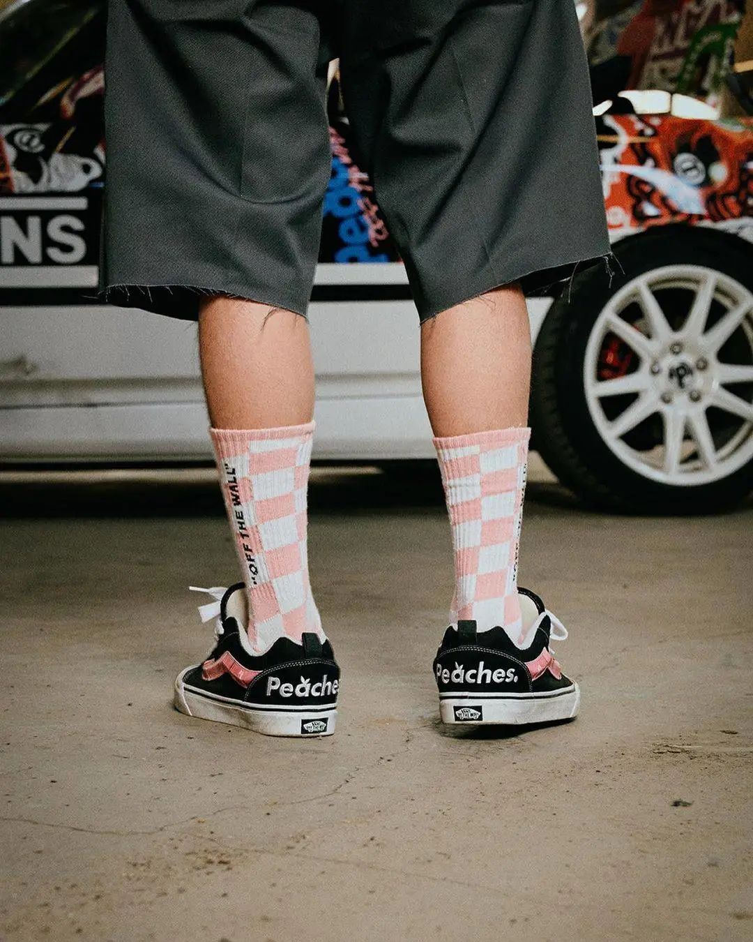 vanspeaches粉黑,vans2024年联名款