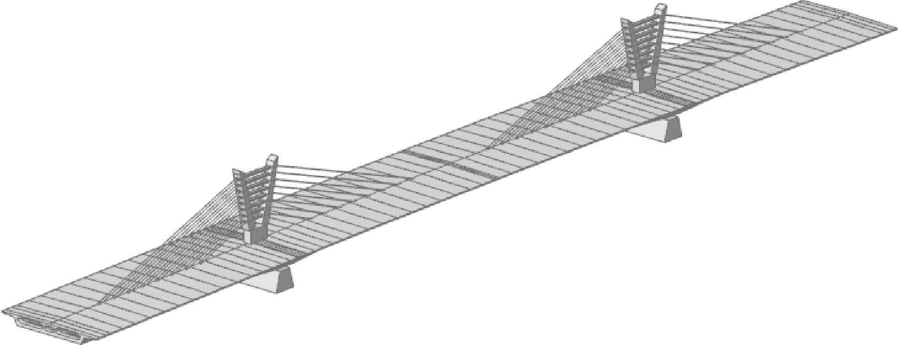 V字形矮塔斜拉桥结构参数敏感性分析研究