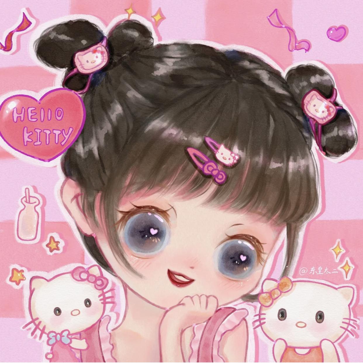 不同年代的六一儿童节简单插画,六一儿童节主题插画手绘