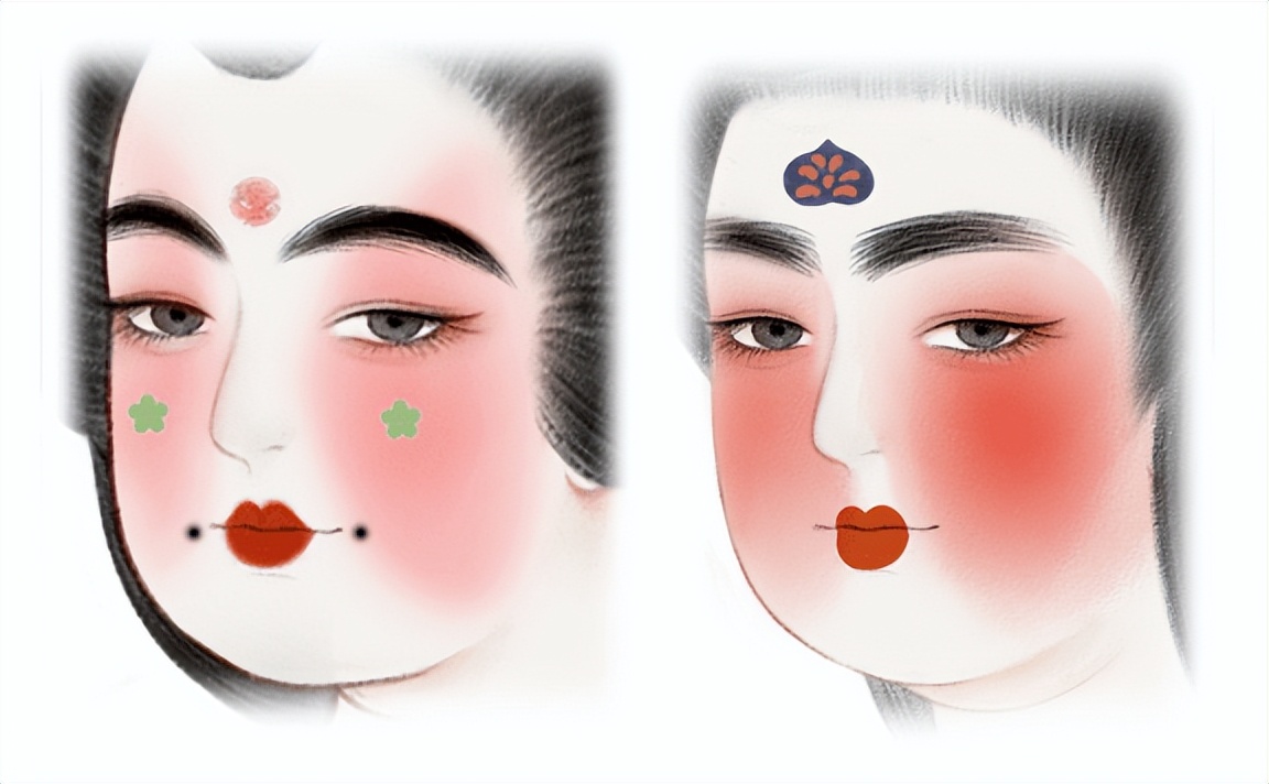 唐朝七步化妆方法,唐代有多少种妆容