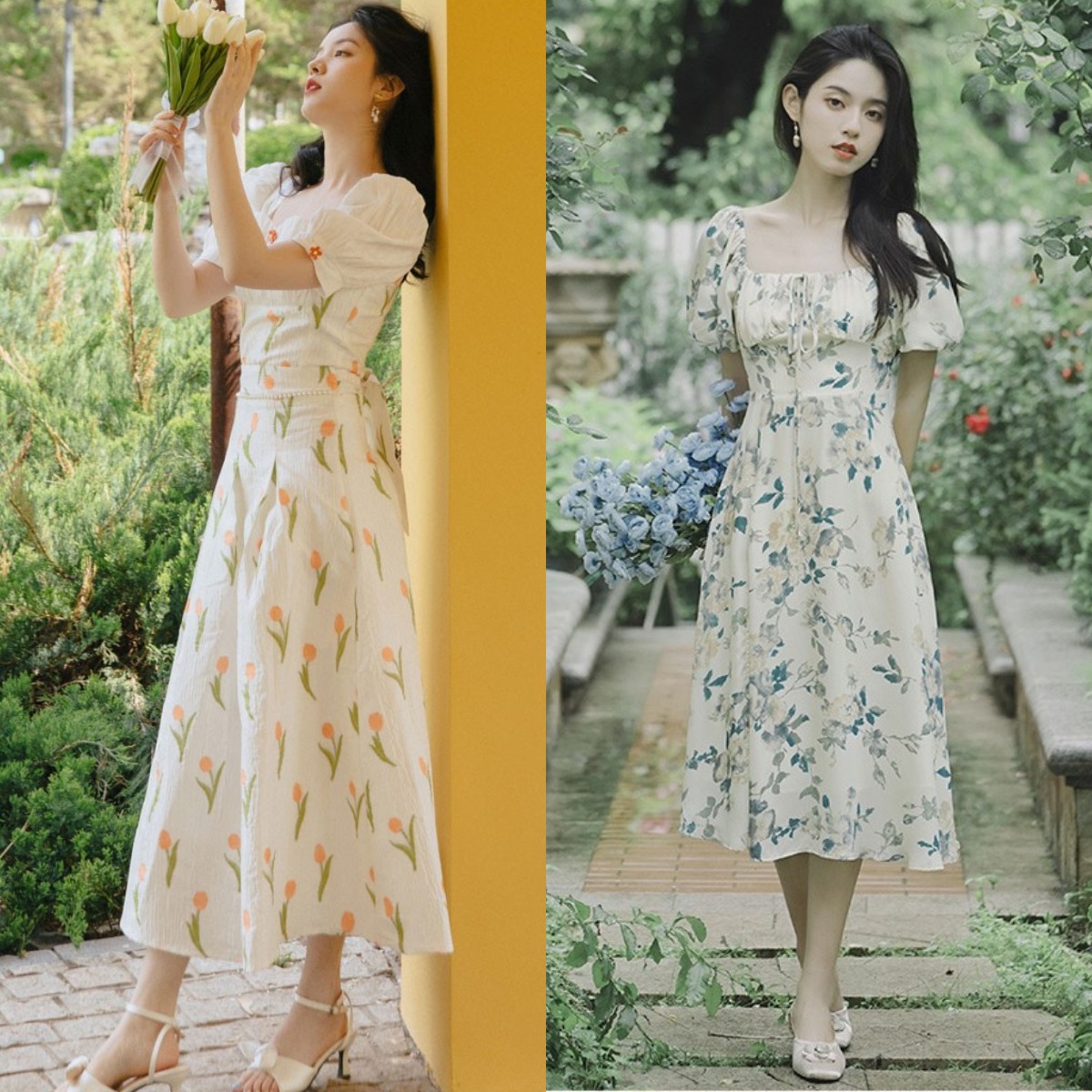今年最流行的碎花裙是哪一款,今年春夏最流行的碎花裙