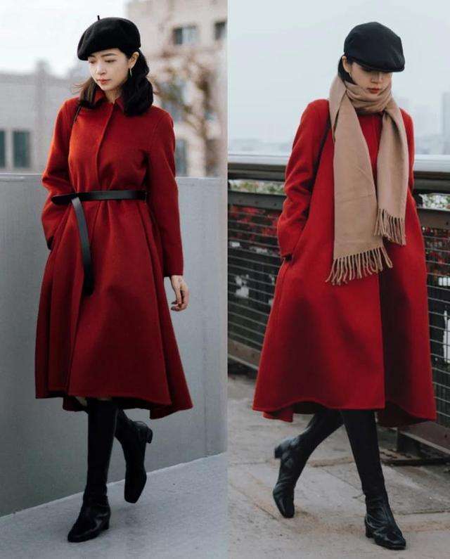 红色衣服怎么穿不显俗,红色怎么穿不土气