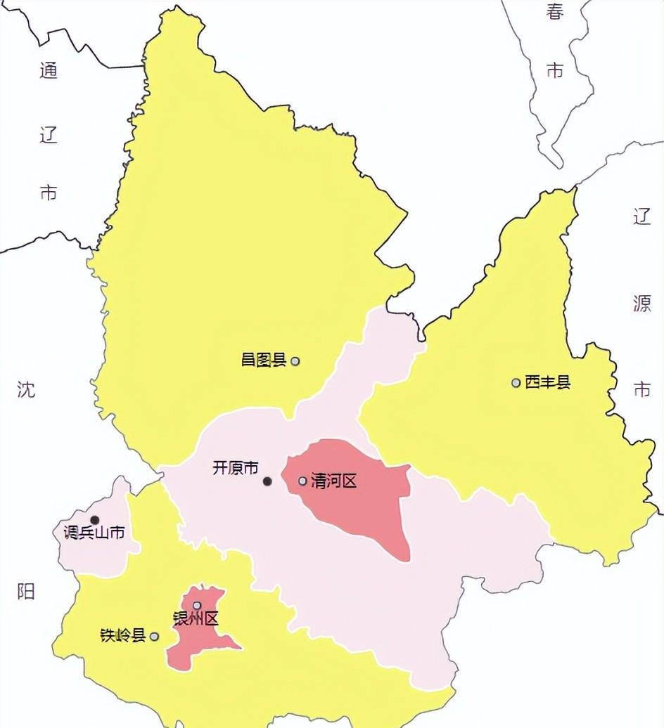 为什么说铁岭是大城市,大城市铁岭行政区