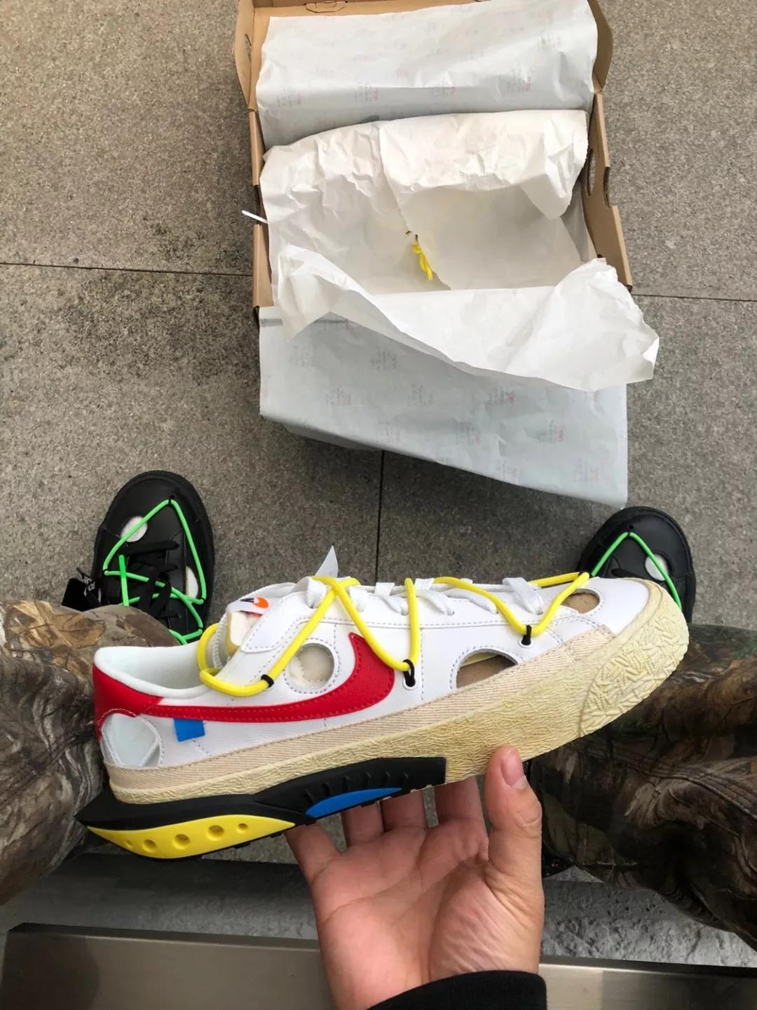 blazerow联名黑色和黄色,owblazerlow联名