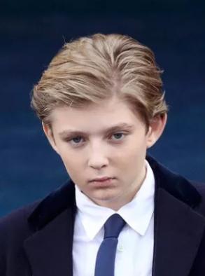 特朗普巴伦小时候,特朗普小儿子巴伦近照