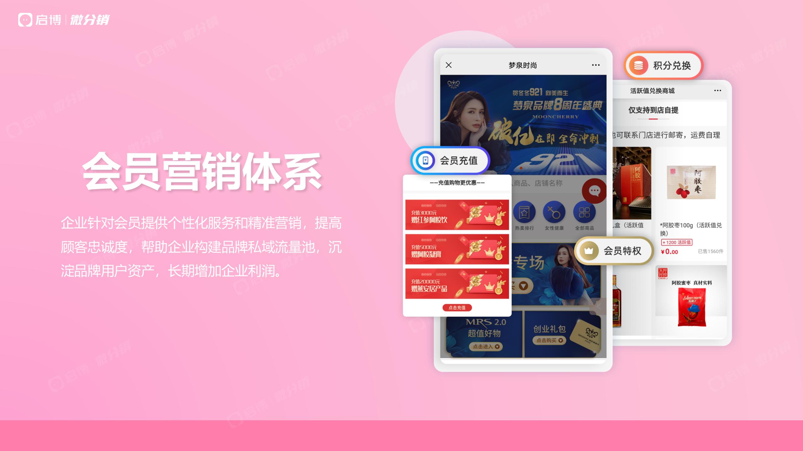 小程序会员营销策略,启博微商城营销