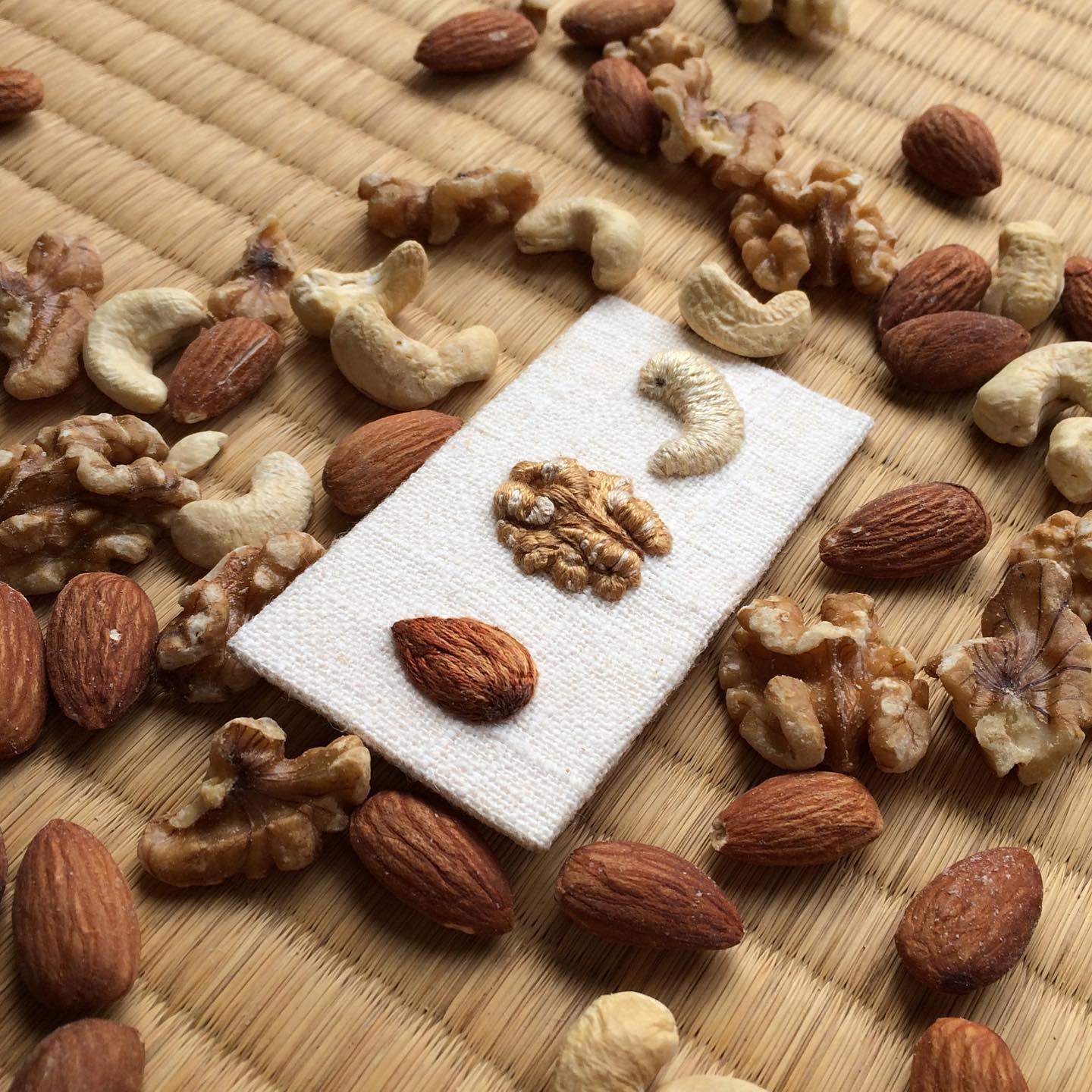 一针一线日本纯手工刺绣,日本刺绣简单又漂亮