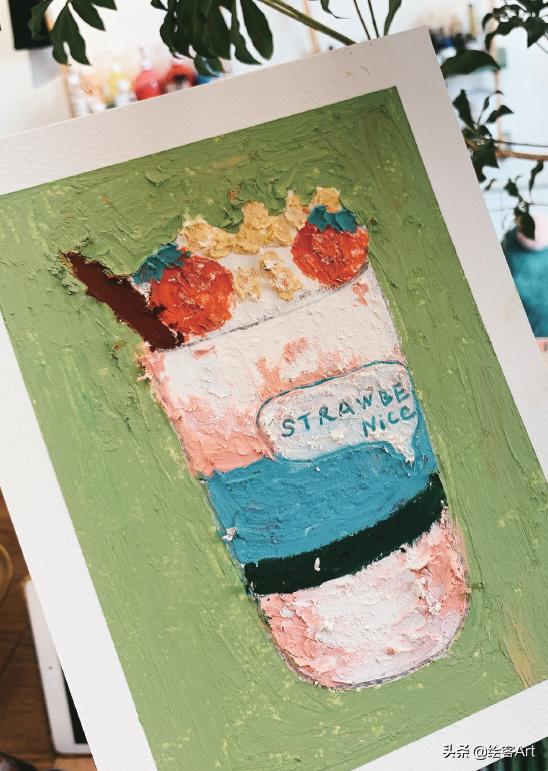 治愈了一切的不可爱图片,油画棒森系小清新插画