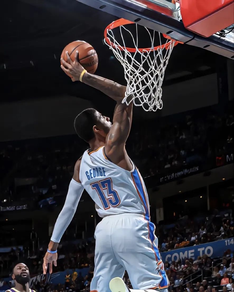 球星壁纸第190期保罗乔治,保罗乔治威少雷霆壁纸