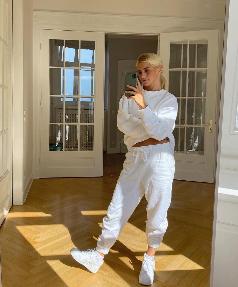 想穿夏天的卫裤,宽松舒适束脚卫裤