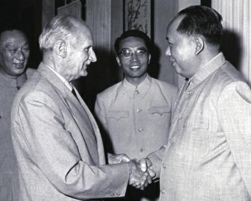 蒙哥马利参观延安澡堂,蒙哥马利参观中国军营