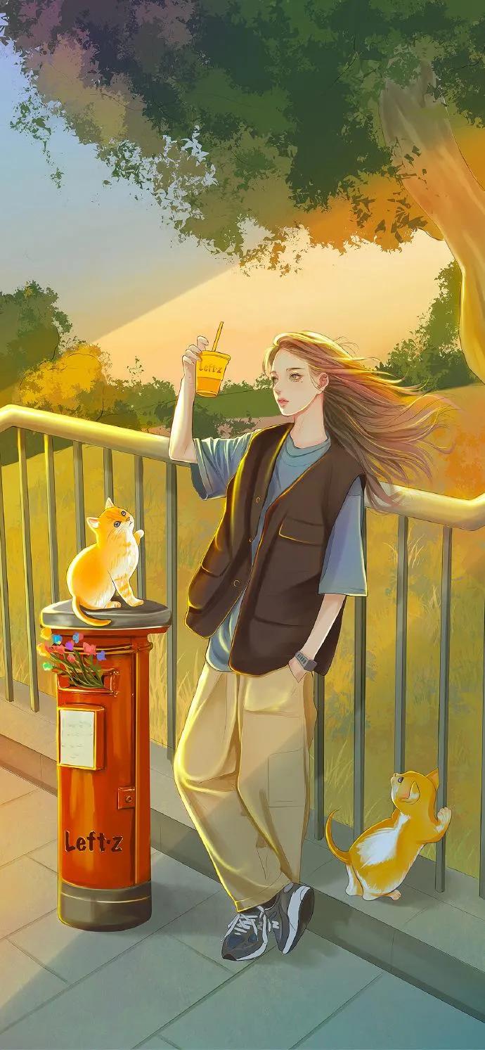 唯美动漫手绘壁纸,壁纸大全唯美手绘女生