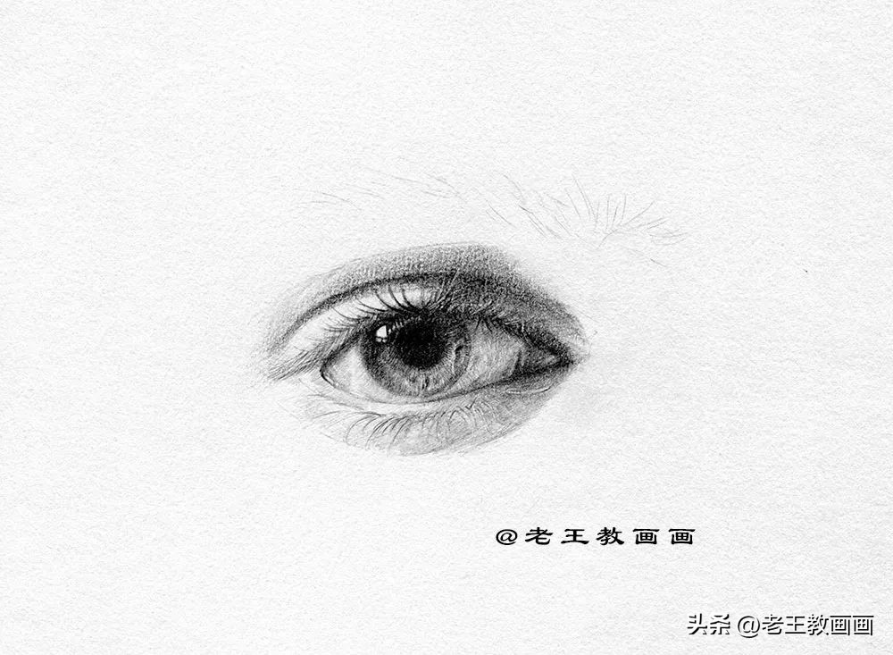 零基础如何画好素描,素描人物头像五官之眼睛结构