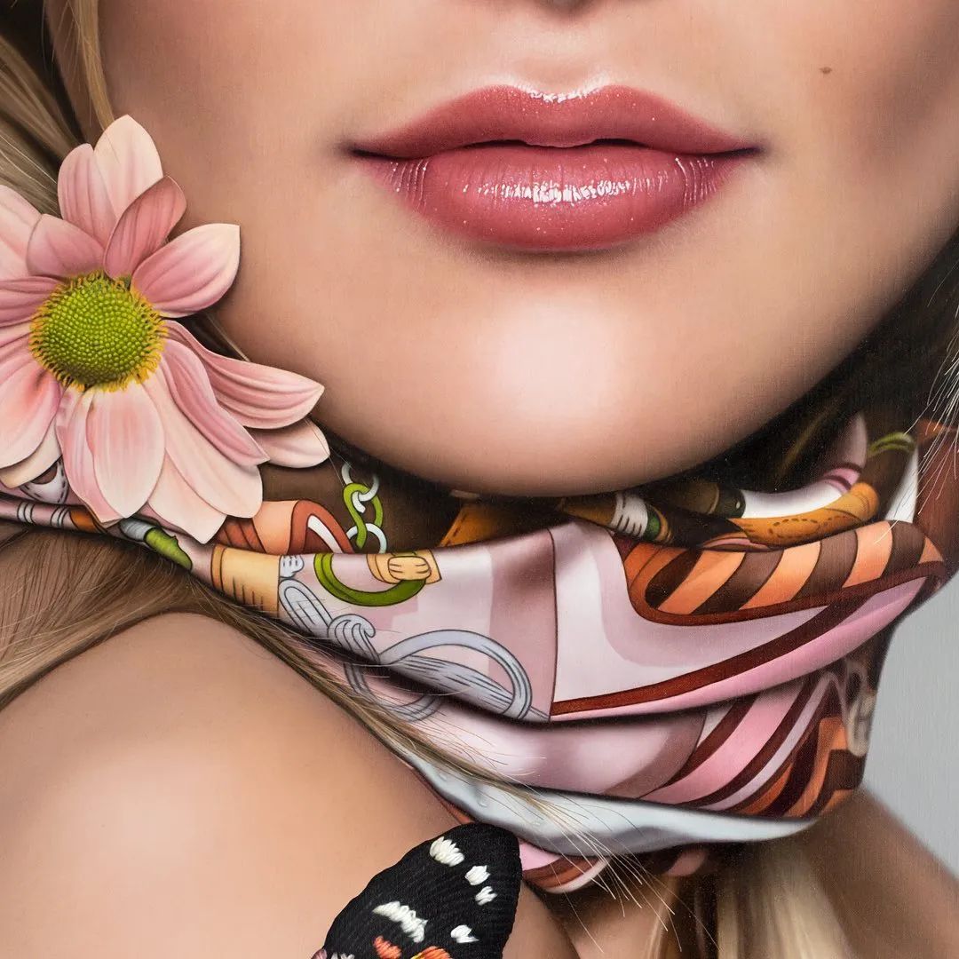 冷军最出名的5张女性肖像画,冷军画少女图