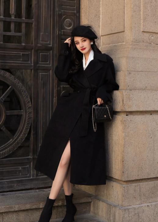 有品位的女人都穿什么衣服,大衣内搭高端大气上档次连衣裙