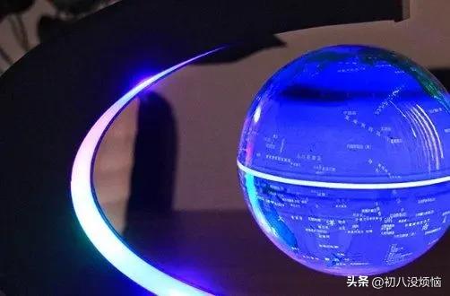 磁悬浮地球仪灯超大号,发光磁悬浮地球仪180度