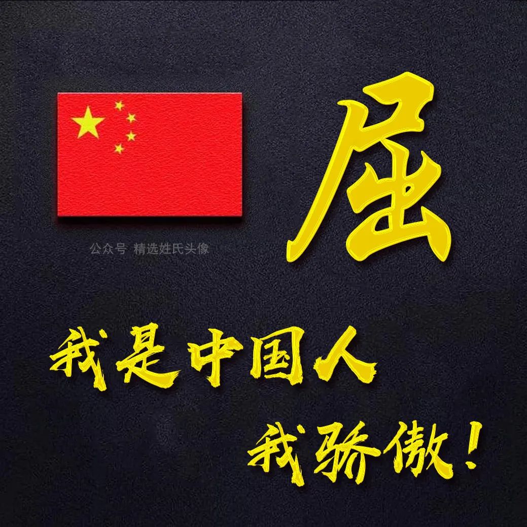 带有五星红旗的爱国头像,五星红旗加曹姓氏头像