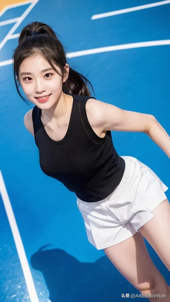 ai画打篮球女生图片,ai绘画女生打篮球教程