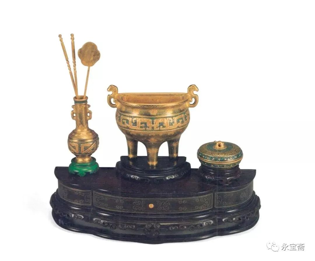 福寿双耳三足炉扬州鉴定,清乾隆铜胎掐丝珐琅龙耳三足炉