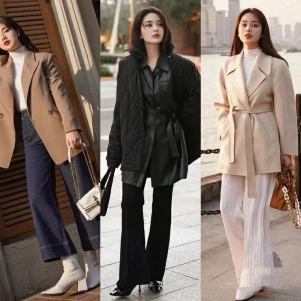 如何搭配靴子图片女款,怎样搭配长筒过膝靴子