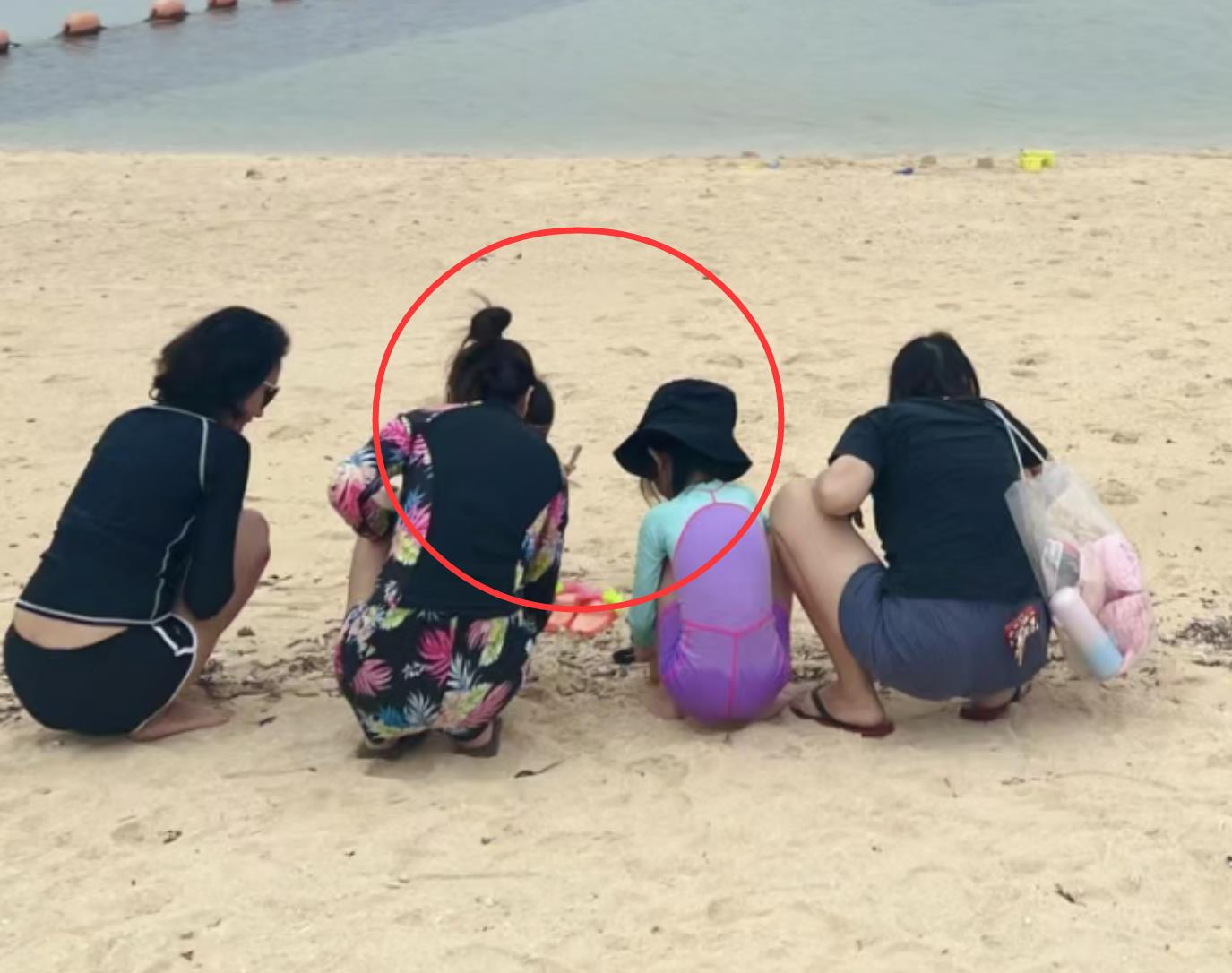 霍建华林心如带女儿海边游玩,林心如日本旅游视频