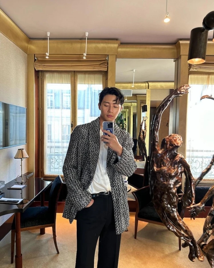 巴黎时装周chanel朴叙俊,朴叙俊chanel