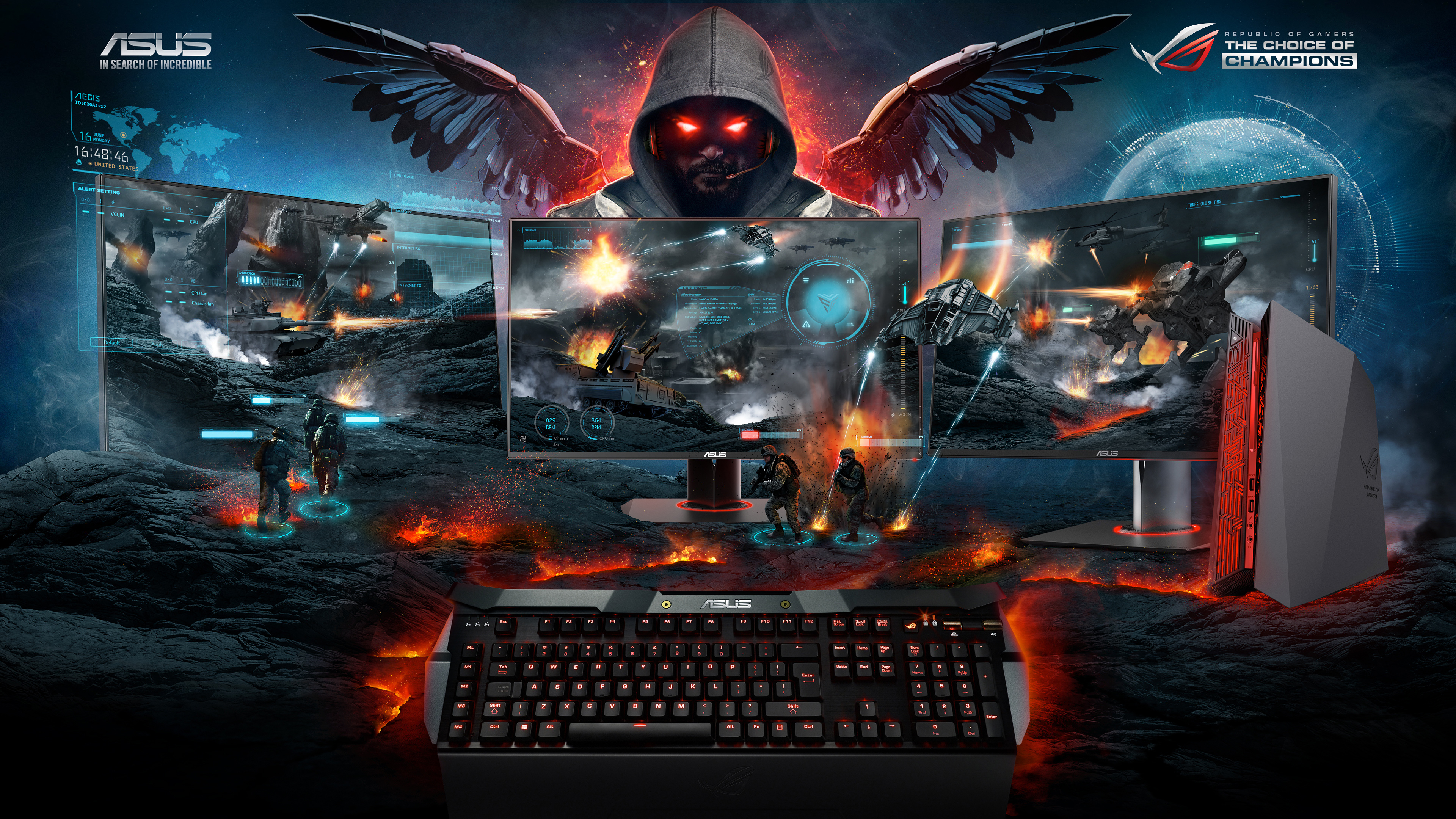 桌面壁纸｜只为超越的ROG玩家国度高清壁纸（一）