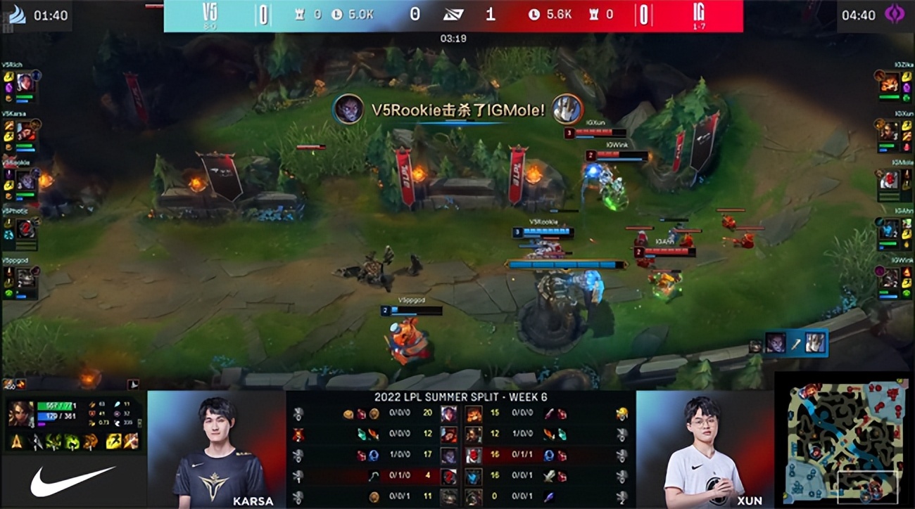 lollpl选手高光,ig中单rookie塞拉斯