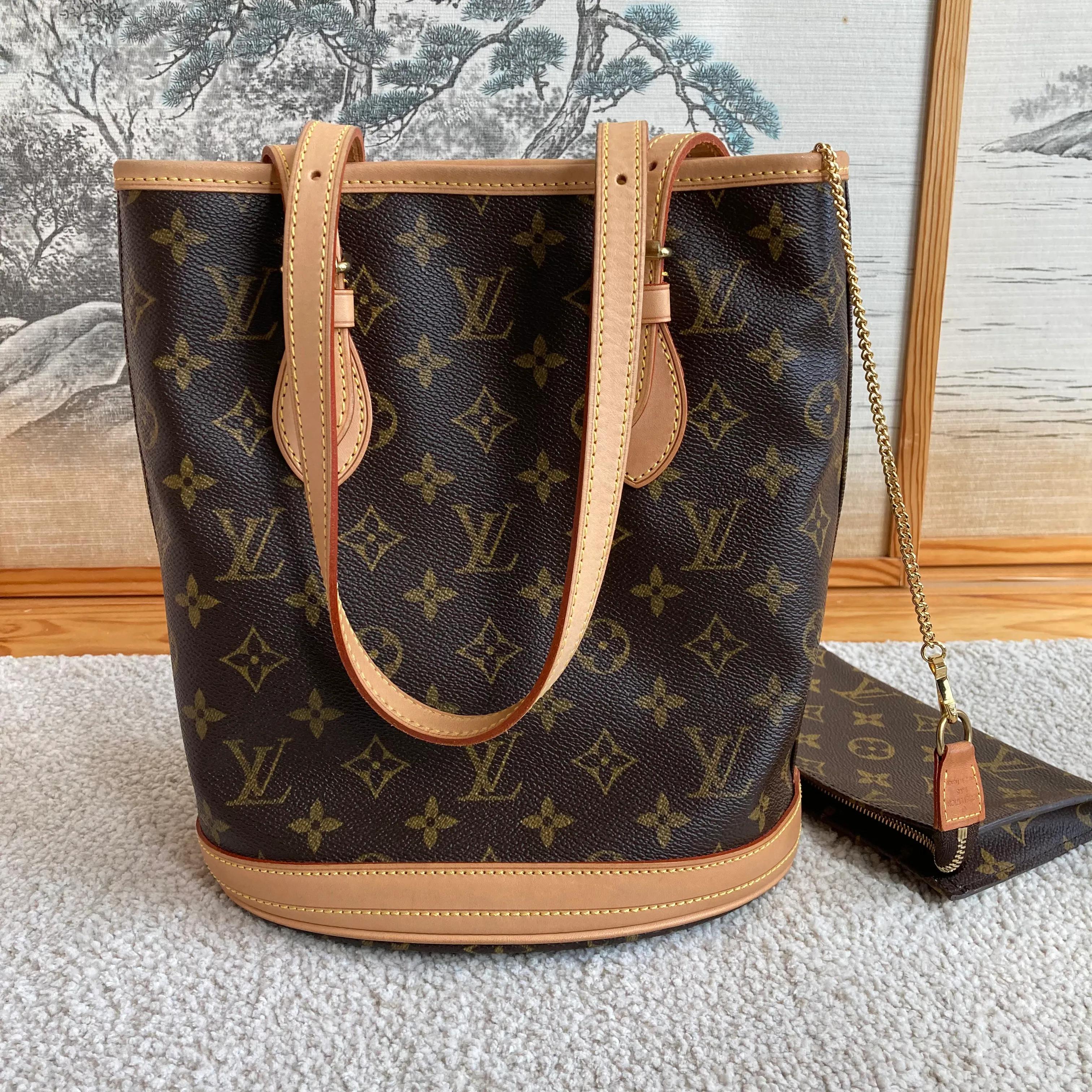 lv水桶包跟中古水桶有什么区别,LV中古小水桶包