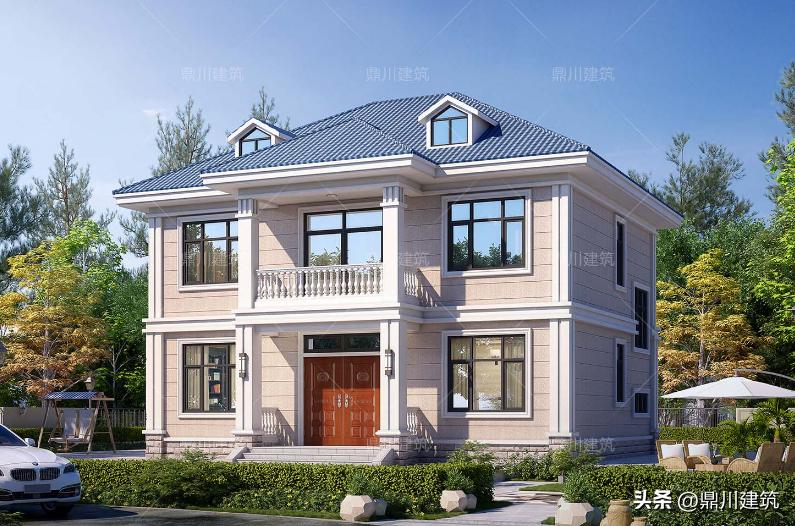 简单实用美观的三层农村房图,最简单农村二层房实图