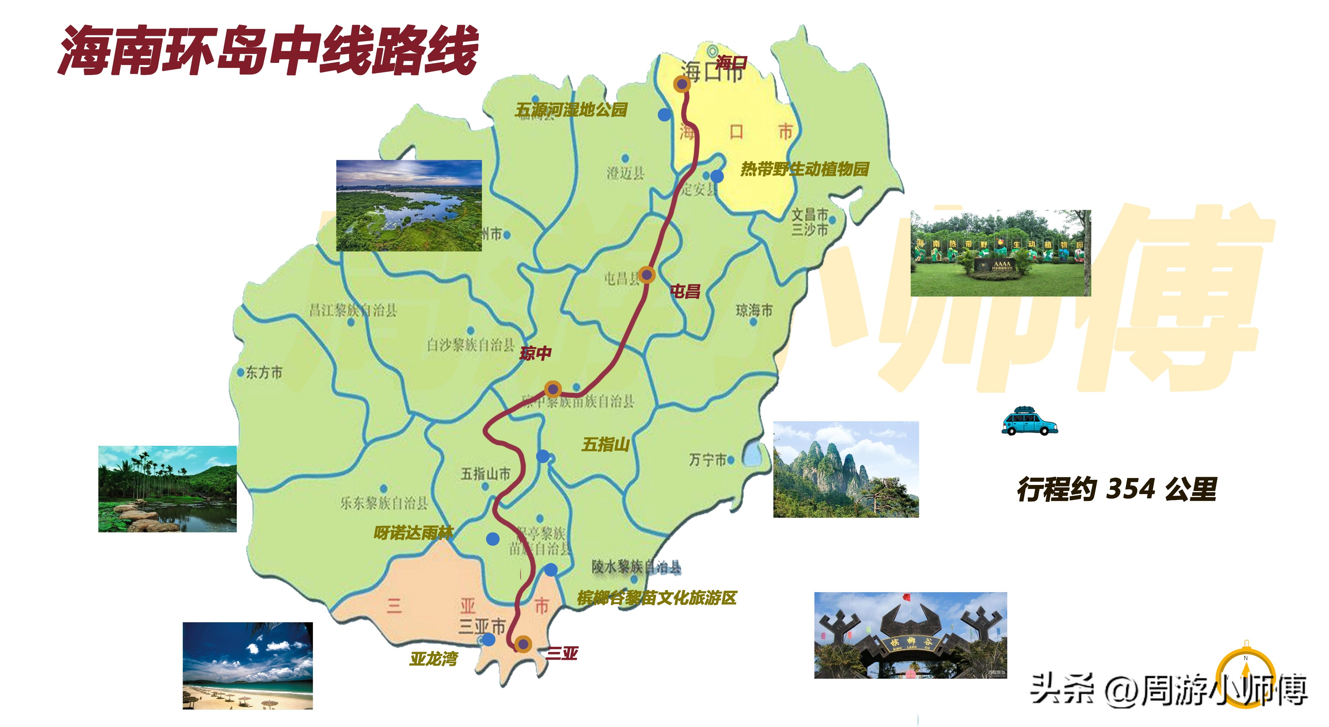 海南自驾游最佳路线攻略大全,海南自驾游攻略最佳路线图大全
