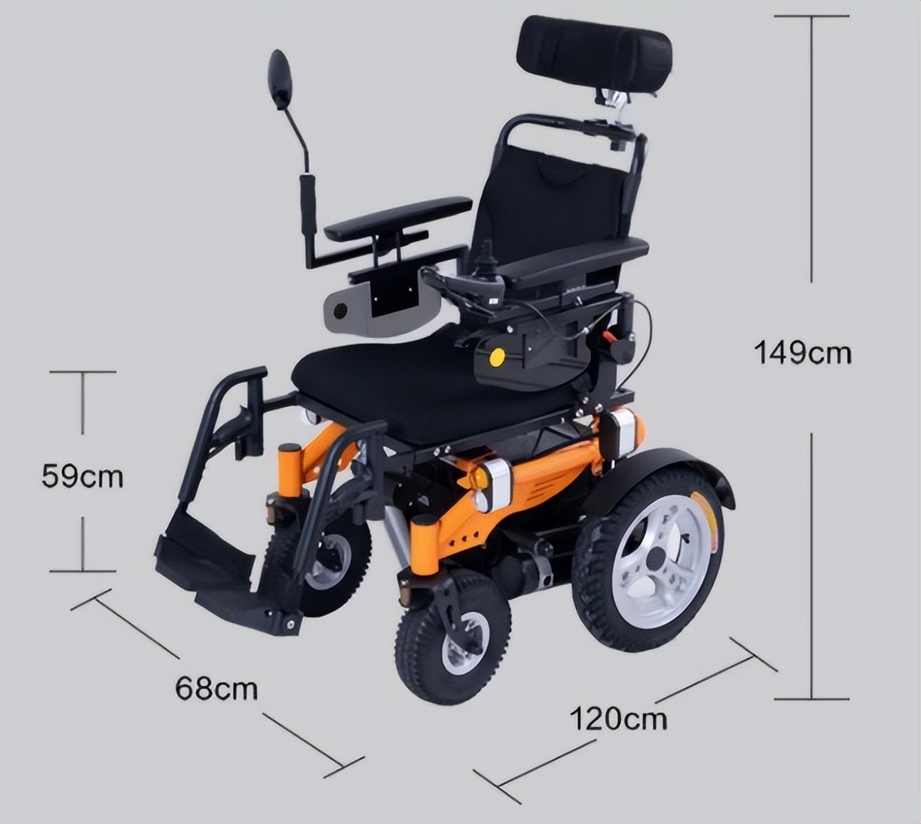 越野电动轮椅老年人专用农村,适合老年代步的电动轮椅车