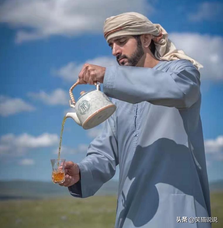 粉丝送迪拜王储帽子,粉丝追星天花板