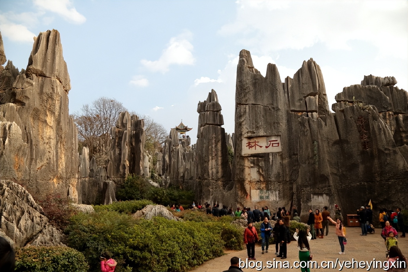 世界地质公园云南石林风景区,昆明石林国家地质公园